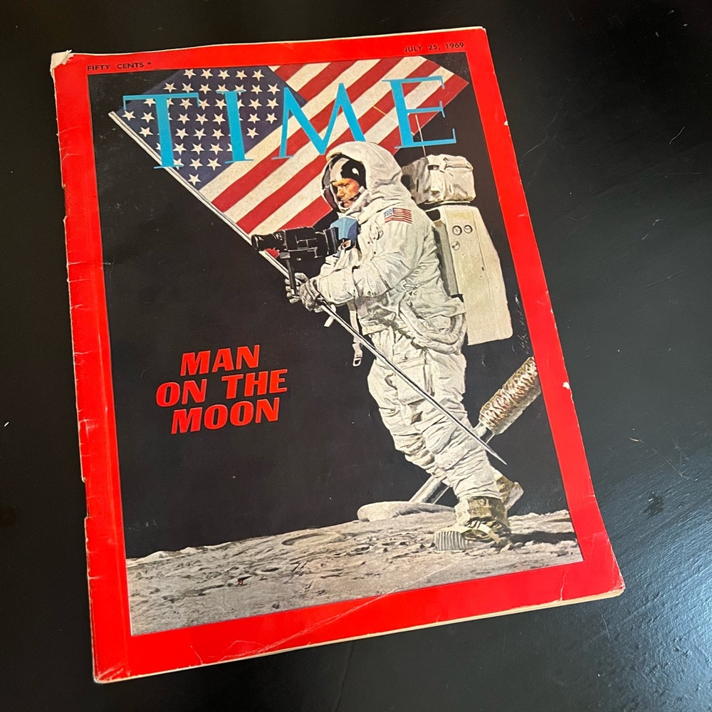 Time Magazine Man on The Moon